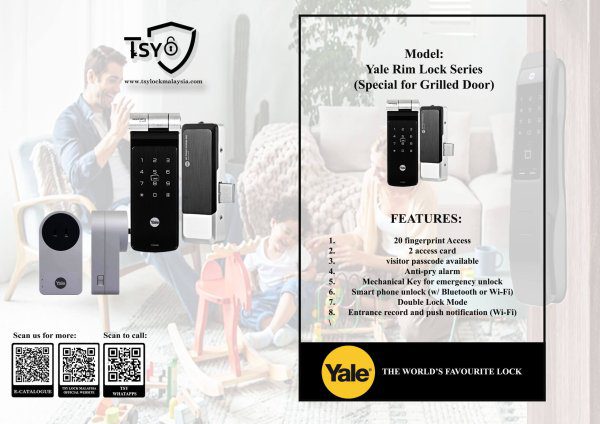 Yale Digital Doorlock - TSY Locksmith Selangor & Kuala Lumpur