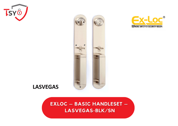 Ex Loc Basic Handleset (LASVEGAS-BLK/SN) - TSY Locksmith Selangor & Kuala Lumpur