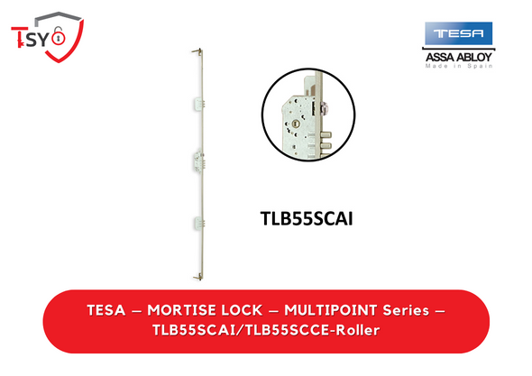 Tesa Mortise Lock (TLB55SCAI/TLB55SCCE-Roller) - TSY Locksmith Selangor & Kuala Lumpur