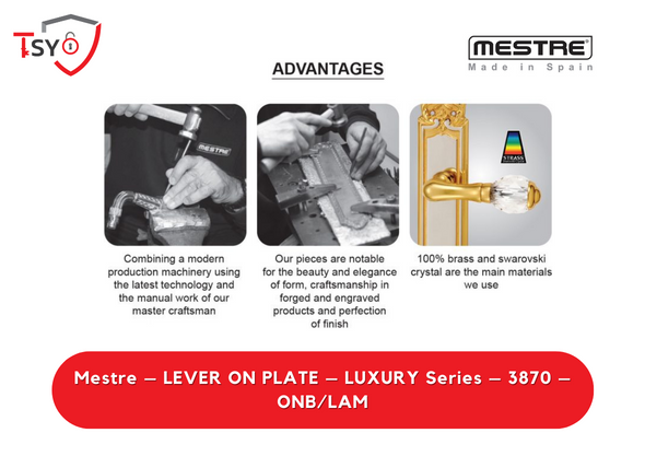 Mestre Lever on Plate (3870-ONB/LAM) - TSY Locksmith Selangor & Kuala Lumpur