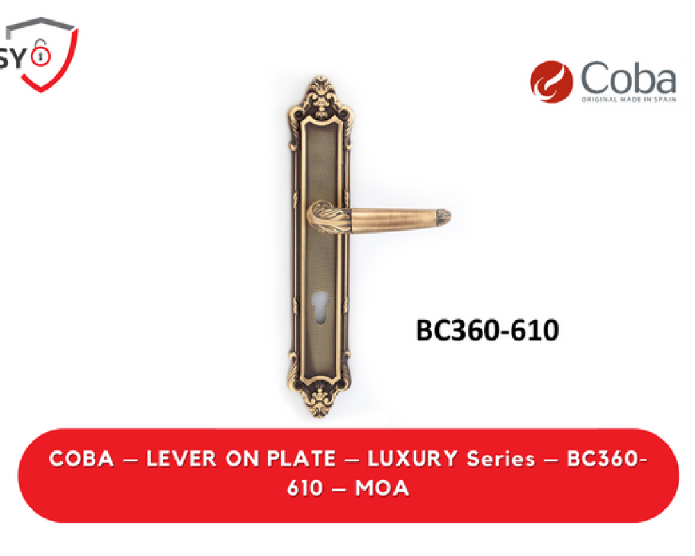 Coba – Lever On Plate – Luxury Series – BC360-610 – MOA