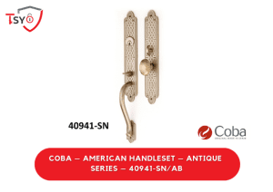 Coba American Handleset (40941-SN/AB) - TSY Locksmith Selangor & Kuala Lumpur