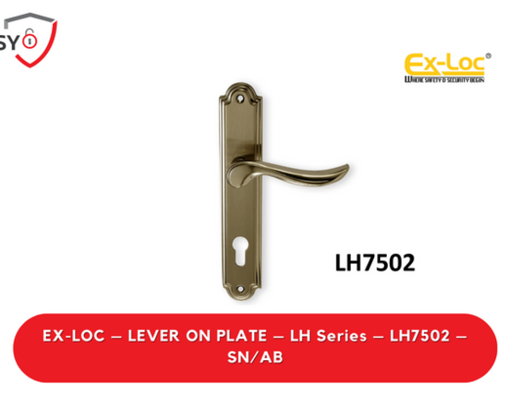 Ex-Loc– Lever On Plate – Lh Series – LH7502 – SN/AB