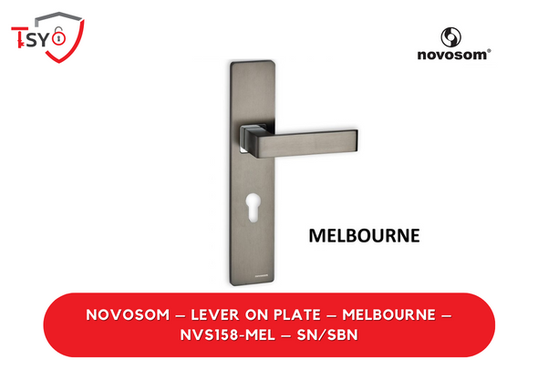 Novosom Lever on Plate (NVS158-MEL-SN/SBN) - TSY Locksmith Selangor & Kuala Lumpur