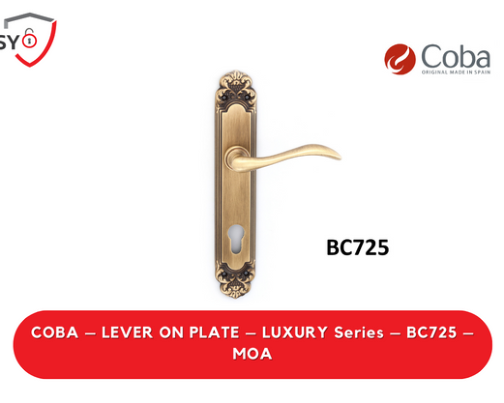 Coba – Lever On Plate – Luxury Series – BC725 – MOA