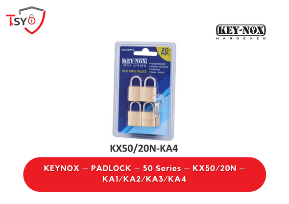 Keynox PadLock (50 Series-KX50/20N-KA1/KA2/KA3/KA4) - TSY Locksmith Selangor & Kuala Lumpur