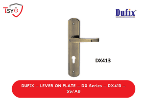 Dufix Lever on Plate (DX413-SS/AB) - TSY Locksmith Selangor & Kuala Lumpur