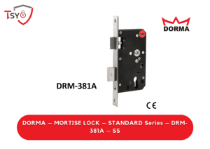Dorma Mortise Lock (DRM-381A-SS) - TSY Locksmith Selangor & Kuala Lumpur
