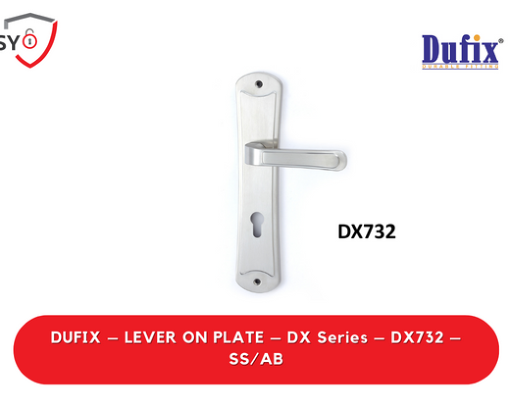 Dufix – Lever On Plate – Dx Series – DX732 – SS/AB