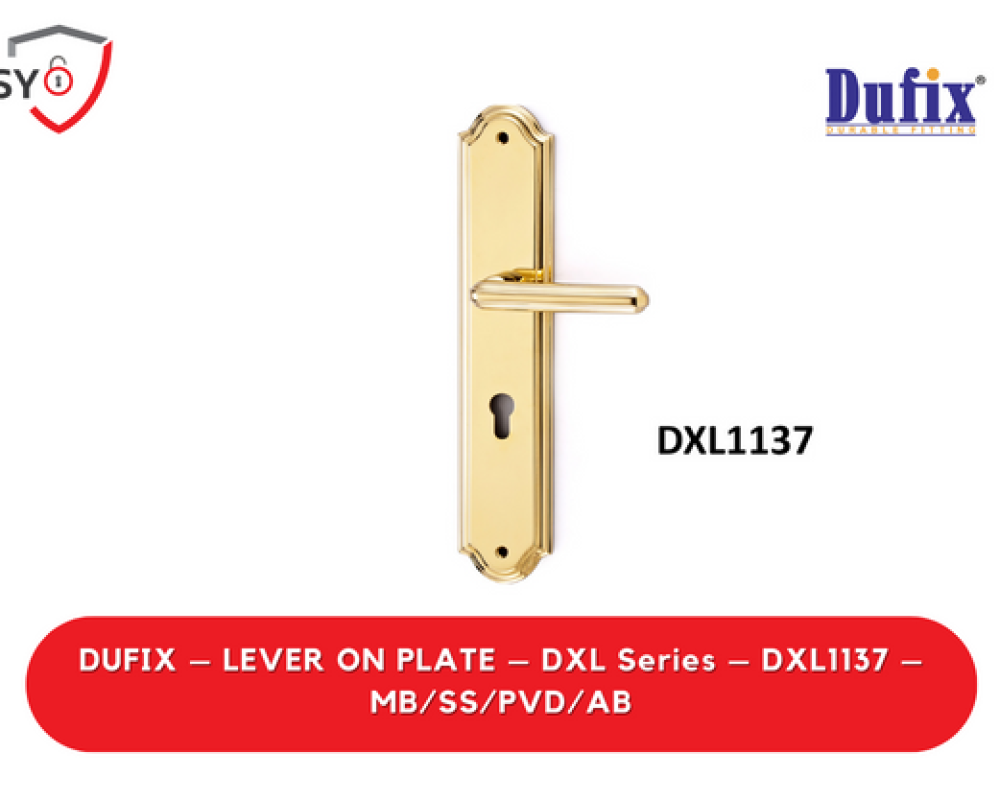 Dufix – Lever On Plate – Dxl Series – DXL1137 – MB/SS/PVD/AB