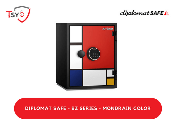 Diplomat Safety Box (Mondrain Color) - TSY Locksmith Selangor & Kuala Lumpur
